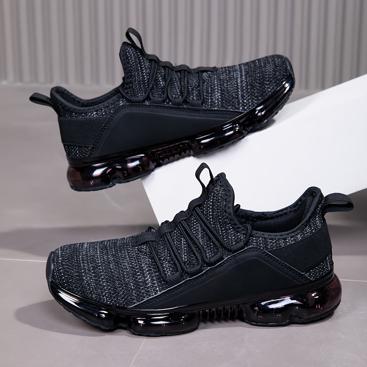 New Summer Men'S Breathable Knitted Sports Shoes, Lightweight Air Cushioning Casual Running Shoes for Couples. Maximus Echo