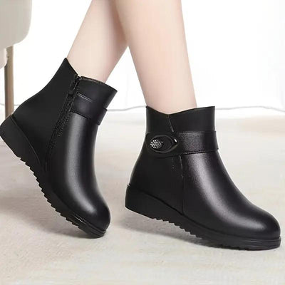 2025 Autumn Winter Women'S Chunky Platform Ankle Boots