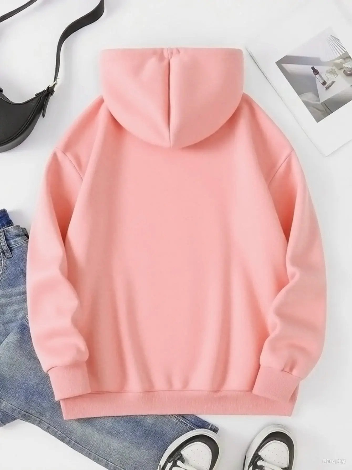 Women'S Hoodie - Faith Over Fear Inspirational Sweatshirt, Hooded Pullover with Front Pocket Maximus Echo