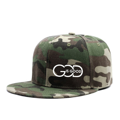 Lightweight Adjustable Unisex| Urban Streetwear Hat with "GOD IS GOOD" Design, 5 Colors (Black/Grey/Green/Navy/Red), Breathable Material - Maximus Echo
