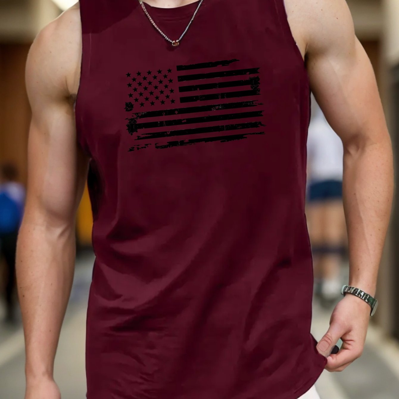 Men'S Vest in Standard Flag Size - Maximus Echo