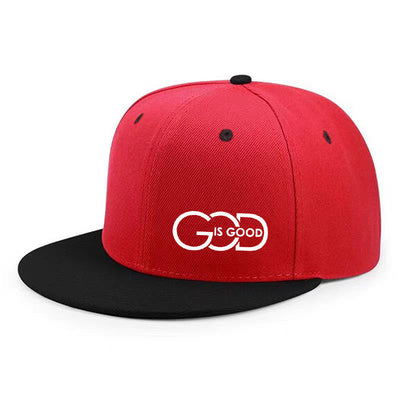 Lightweight Adjustable Unisex| Urban Streetwear Hat with "GOD IS GOOD" Design, 5 Colors (Black/Grey/Green/Navy/Red), Breathable Material - Maximus Echo