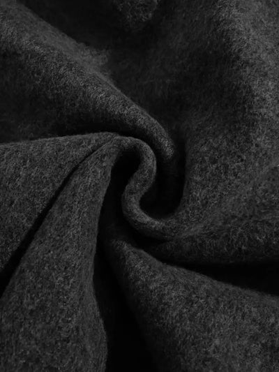 Women's Black Oversized Hooded Sweatshirt with "Blessed" Maximus Echo