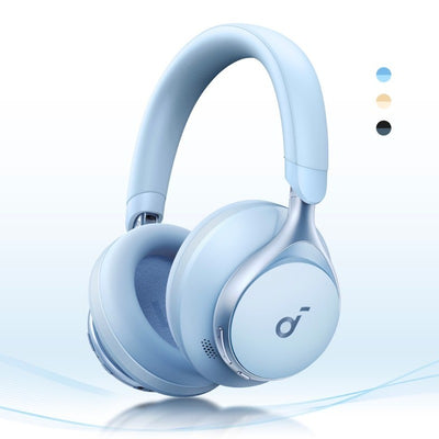 Soundcore by Anker, Active Noise Cancelling Headphones, Wireless Over Ear Headphones, 2X Stronger Voice Reduction, 40H ANC Playtime, Hi-Res Wireless Audio - Maximus Echo