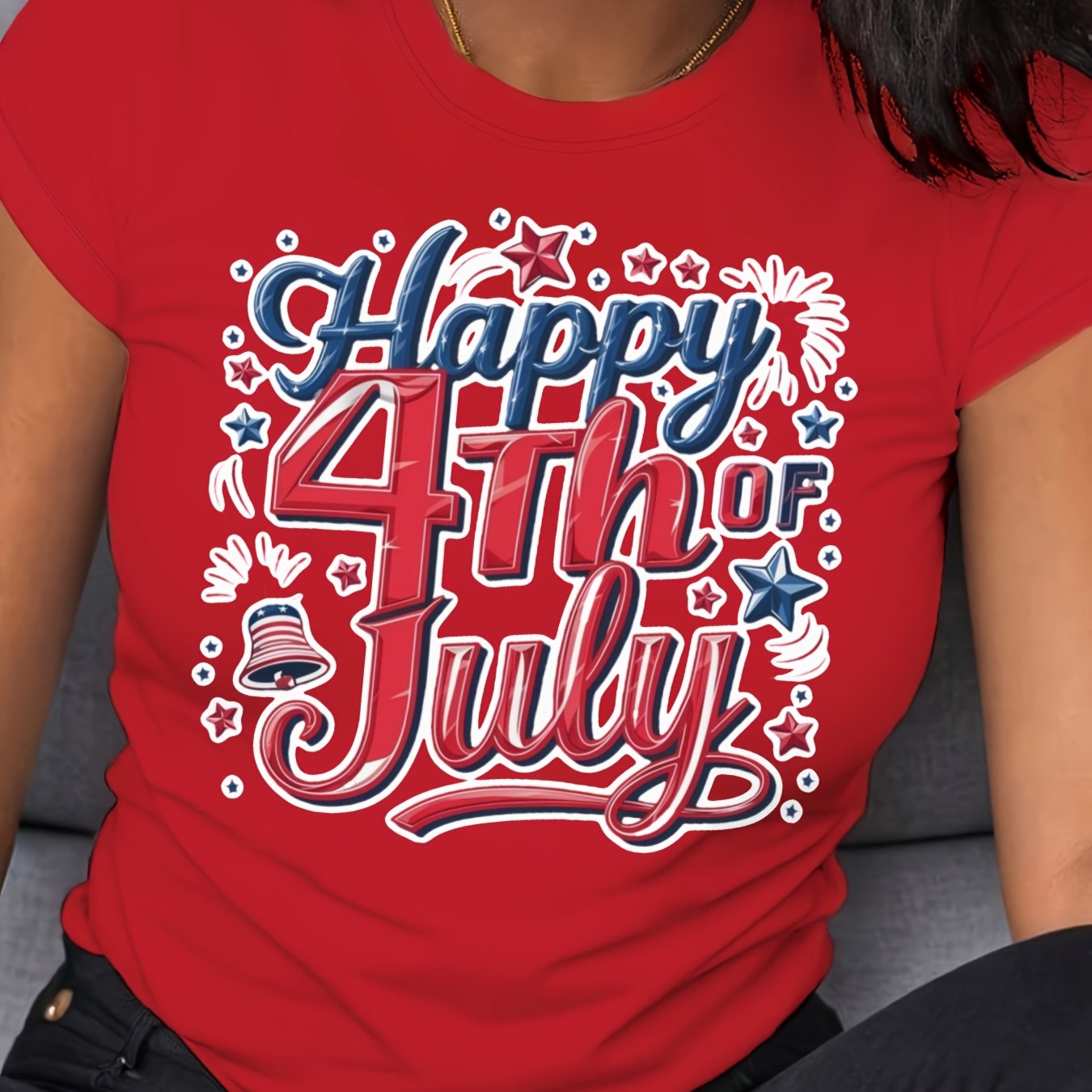 Fashionable Women'S T-Shirt - Comfortable And Relaxed, Simple Round Neck, Suitable for Elegant Casual Tops, Locally Shipped, Summer Pure Top, a Must-Have for Elegant Summer Parties. - Maximus Echo