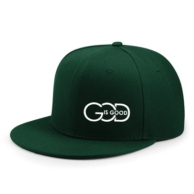 Lightweight Adjustable Unisex| Urban Streetwear Hat with "GOD IS GOOD" Design, 5 Colors (Black/Grey/Green/Navy/Red), Breathable Material - Maximus Echo