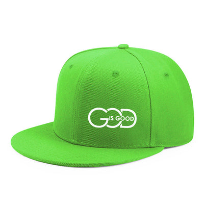 Lightweight Adjustable Unisex| Urban Streetwear Hat with "GOD IS GOOD" Design, 5 Colors (Black/Grey/Green/Navy/Red), Breathable Material - Maximus Echo