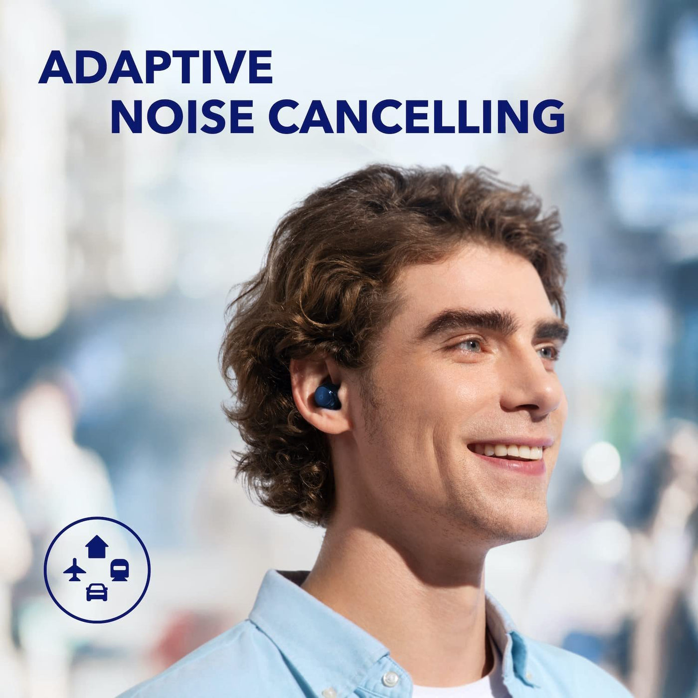Soundcore by Anker Space A40 Auto-Adjustable Active Noise Cancelling Wireless Earbuds, Reduce Noise by Up to 98, 50H Playtime, Hi-Res Sound, App Customization, Wireless Charge, Comfortable In Ear Design - Maximus Echo