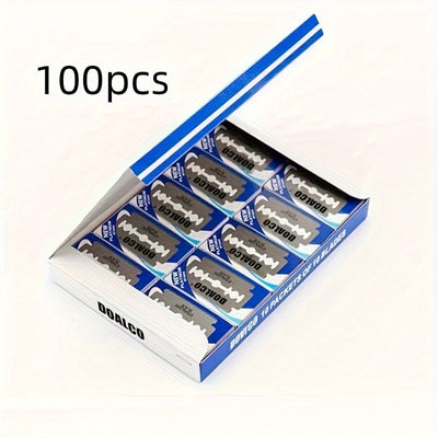 10/100pcs Stainless Steel Double-sided Blade - Maximus Echo