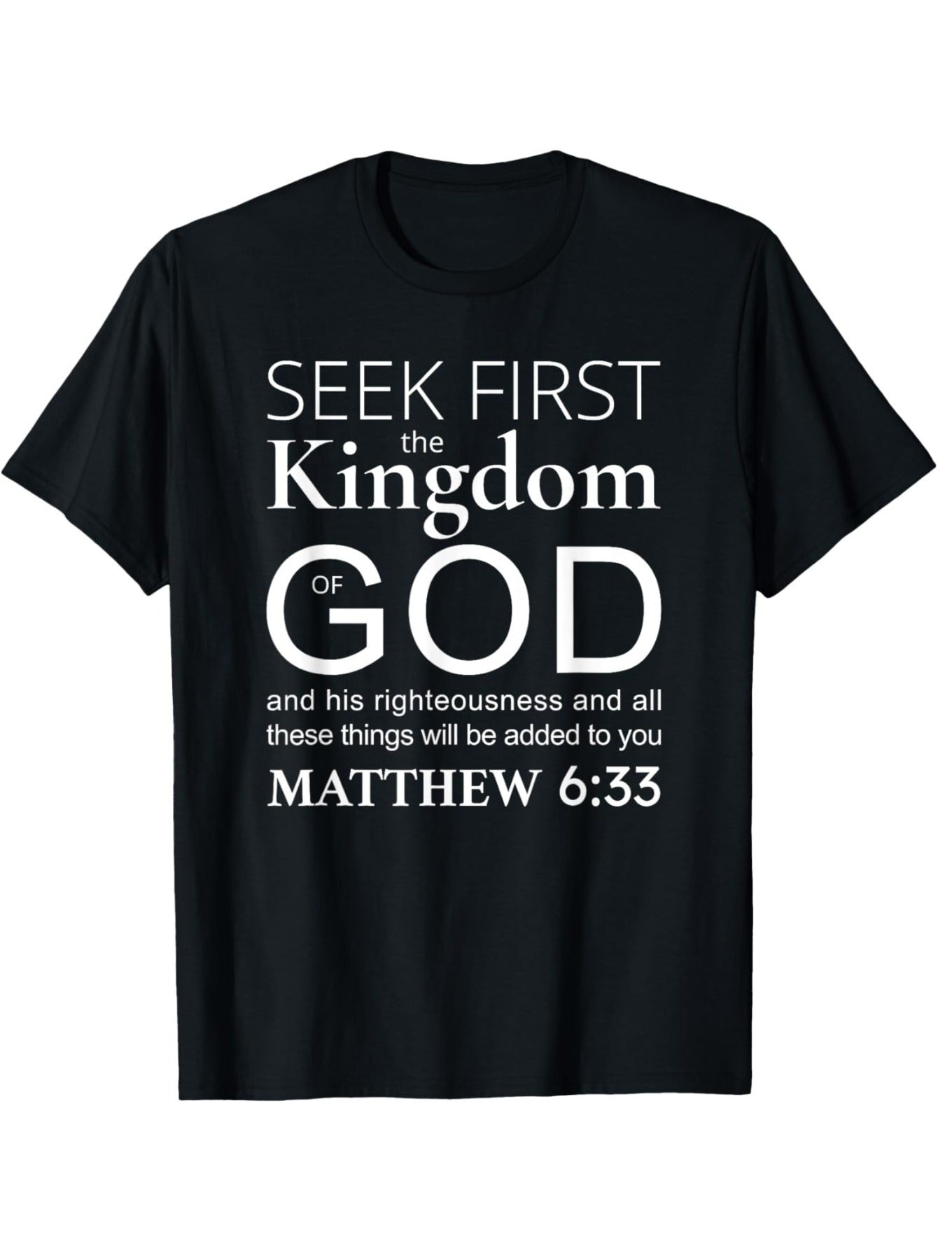 Strong & Courageous Bible Verse Tee For Women Men Christian T-Shirt - Maximus Echo