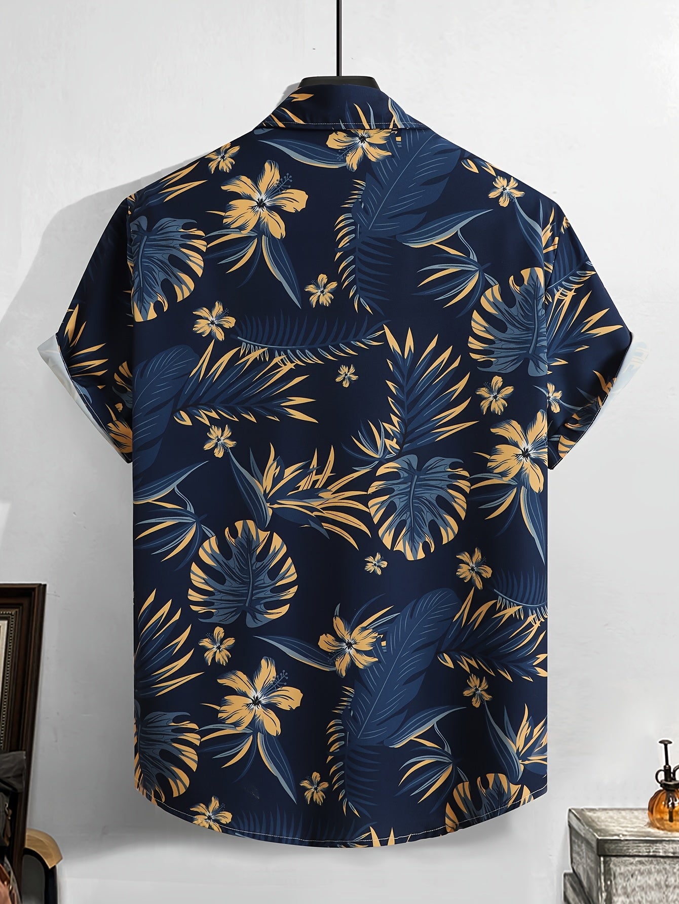 Men's Casual Vacation Colorful Tropical Print Shirt Without Shorts - Maximus Echo