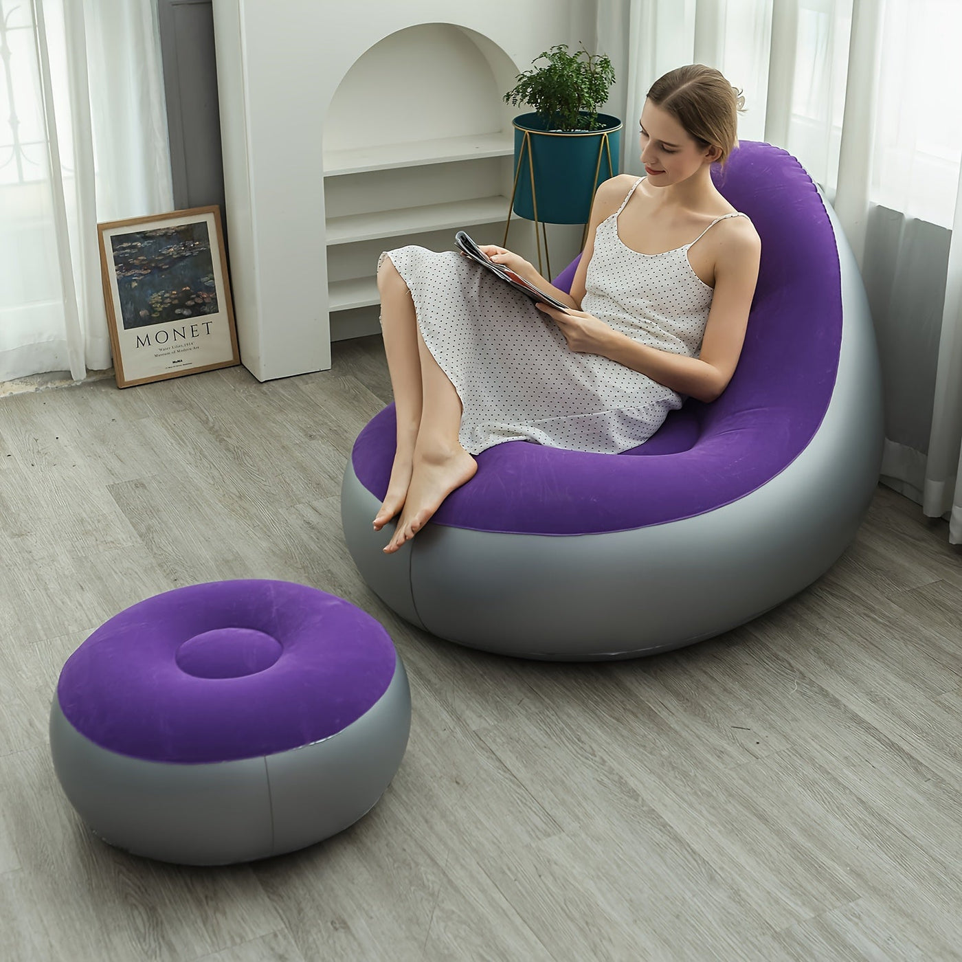 New Generation Of Inflatable sofa with Pedal Comfortable Combination Maximus Echo