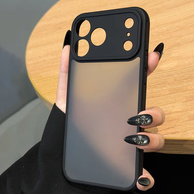 Stylish Matte Translucent Shock-Resistant Cover Designed for Iphone 17 Pro Max, 17 Air, 16, 15, 14, And 13 Pro Max, Suitable for Both Men And Women in Black, Phone Case, Purple Case Maximus Echo
