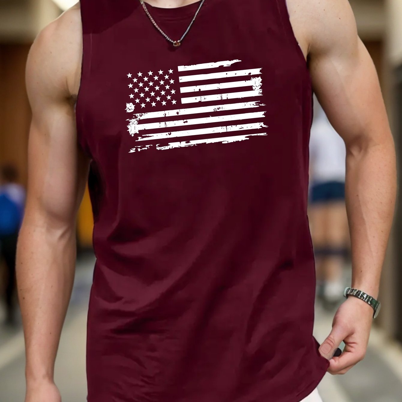 Men'S Vest in Standard Flag Size - Maximus Echo