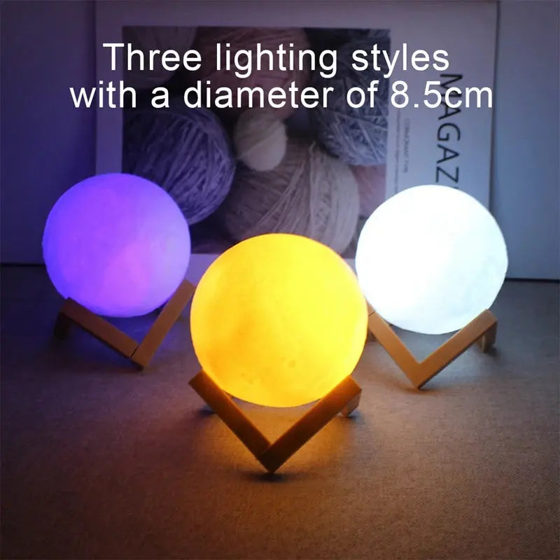Book Light LED Moon Light Galaxy Light, Moon Night Light - Maximus Echo