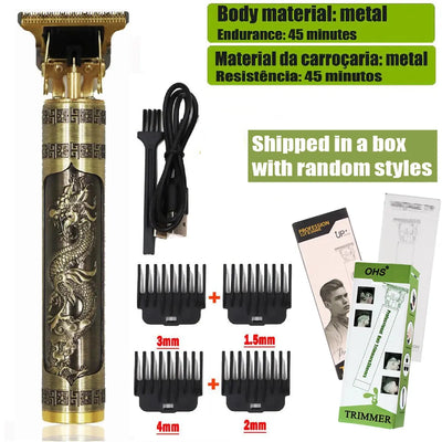 T9 Hair Clipper Repair Beard Shaving Body Hair Trimmer Clippers Electric Machine Men Haircut Machine 0mm Barber Shaver - Maximus Echo