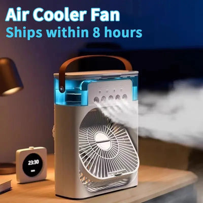 New Fan AIr Conditioner 3 In 1 Air Cooler LED Night Light Portable Humidifier - Maximus Echo