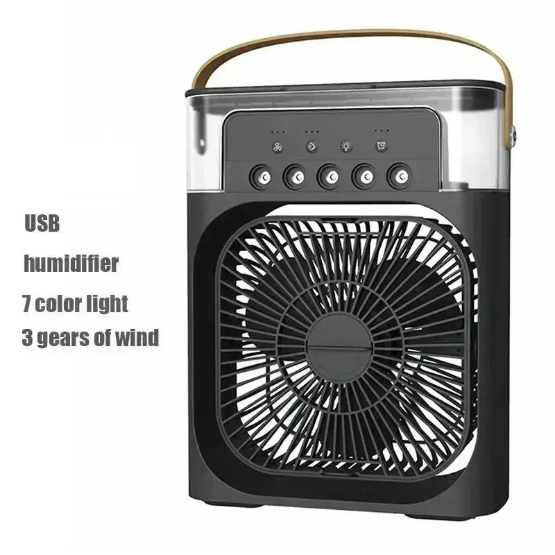 New Fan AIr Conditioner 3 In 1 Air Cooler LED Night Light Portable Humidifier - Maximus Echo