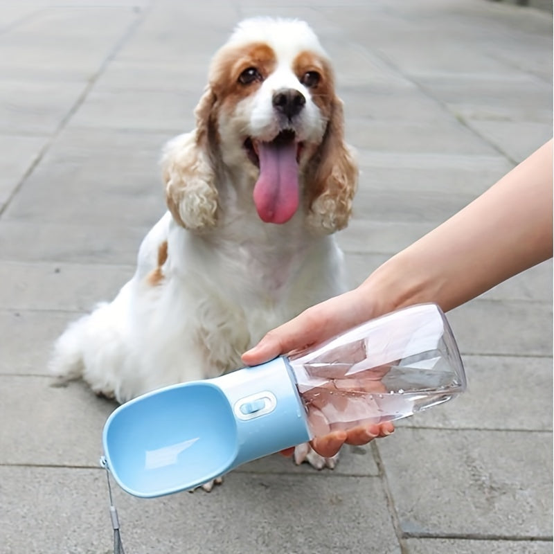 Portable Dog Water Bottle - Leakproof Pet Drinking Bottle with Bowl for Travel and Outdoor Activities - Maximus Echo