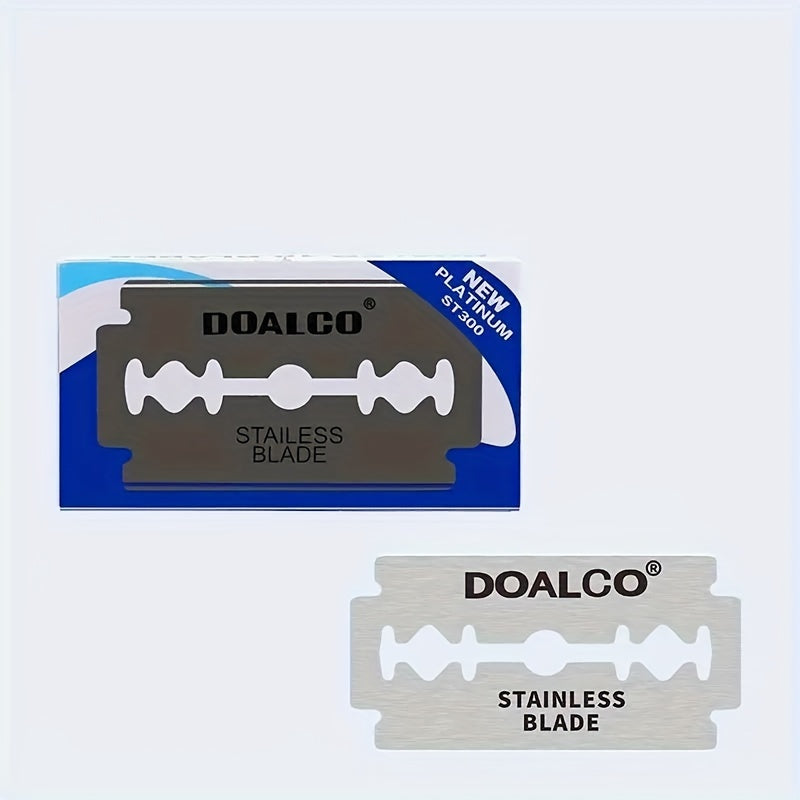 10/100pcs Stainless Steel Double-sided Blade - Maximus Echo