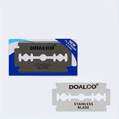 10/100pcs Stainless Steel Double-sided Blade - Maximus Echo