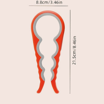 1pc - New Arrival - New 6-in-1 Multi-functional Easy Twist Bottle Opener - Comes With Four Sizes Of Can Openers, Non-slip Multi-functional Bottle And Jar Opener/ Suitable For Most Beginners, Elderly People, Those With Limited Maximus Echo