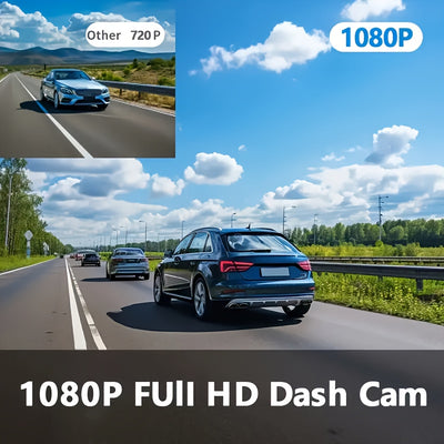 2K Dual Camera, Dash Cam For Cars, Front And Inside, Car Camera With IR Night Vision, Loop Recording, Wide Angle Car DVR Camera With 3.16 Inch IPS Screen, Car Dashboard Video Cam, With 32GB SD Card Optional. - Maximus Echo