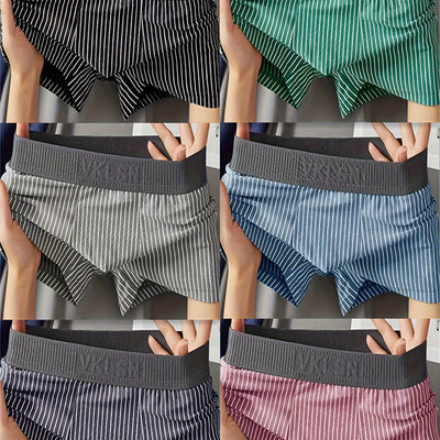 3pcs Men's Seamless Breathable Stretchy Boxer , Men's Underwear, Multicolor Set - Maximus Echo
