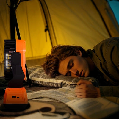 Portable Rechargeable Camping Fan, Camping Battery Powered Fan Remote Control - Maximus Echo