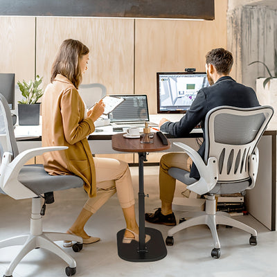Laptop table, a mobile and adjustable side table/folding table, suitable for home office desks coffee tables and bedside sofas, used in office reception - Maximus Echo