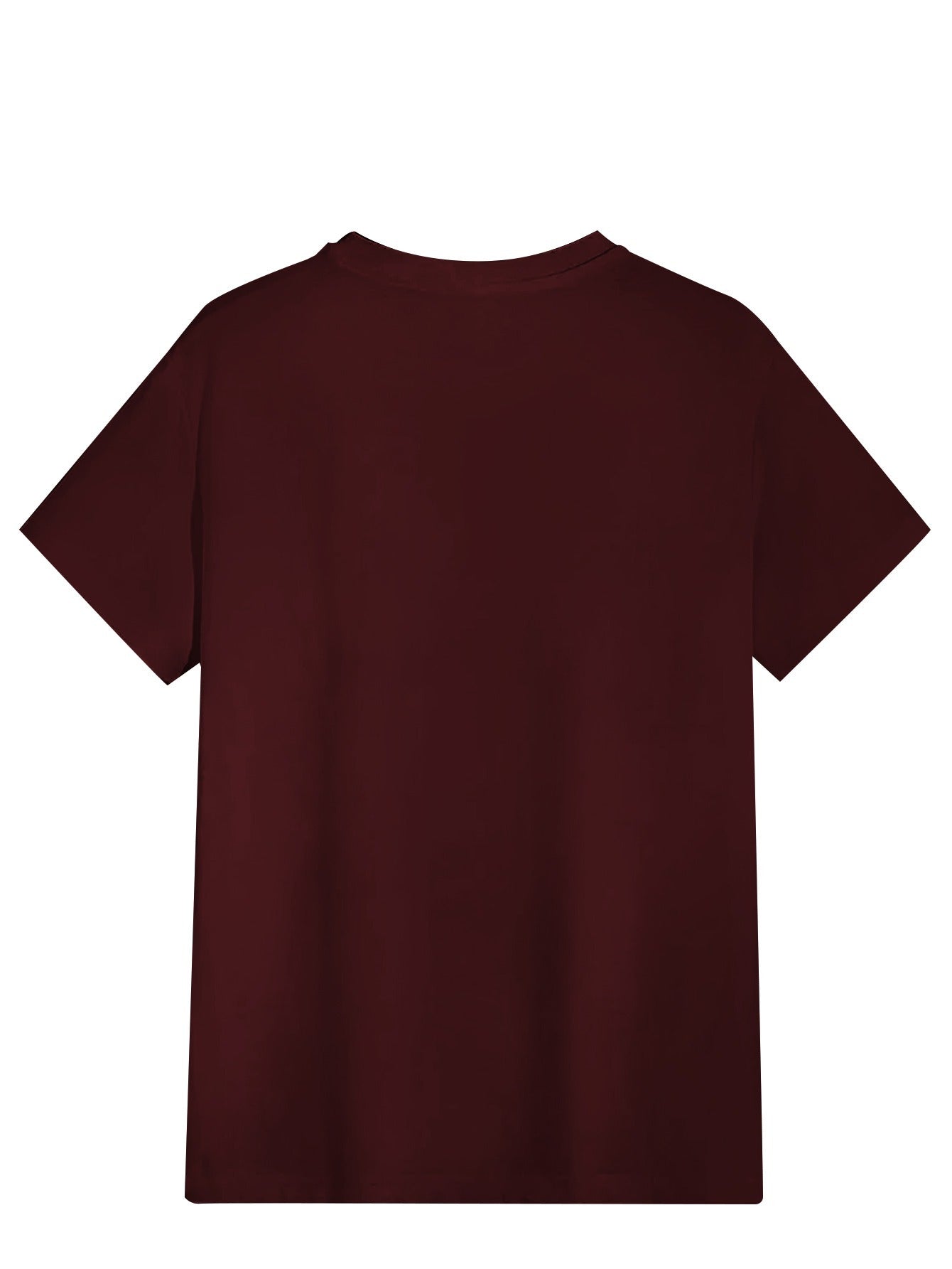 Men's "Blessed" Golden Letter Print Maroon Casual Short Sleeve T-Shirt - Summer Outdoor Gym Training Tee Maximus Echo