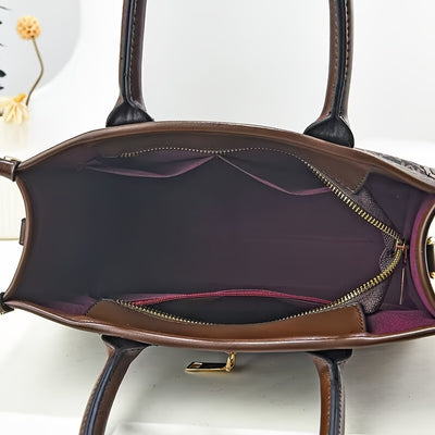 Women's High-end Handbag - Large Capacity, Coin Purse + Card Holder - Fashionable Shoulder Bag for Middle-aged Mothers - Maximus Echo