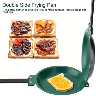 [Non-Stick Pancake Pan] Faridabio Double-Sided Pancake Pan | Non-Stick Copper, Easy to Flip, Durable & Dishwasher Safe, Ideal for Daily Cooking, Perfect Gift for Food Enthusiasts, Omelette Maker, Modern Kitchenware, Nonstick Maximus Echo