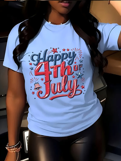 Fashionable Women'S T-Shirt - Comfortable And Relaxed, Simple Round Neck, Suitable for Elegant Casual Tops, Locally Shipped, Summer Pure Top, a Must-Have for Elegant Summer Parties. - Maximus Echo