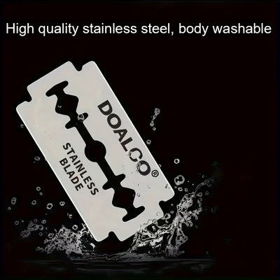 10/100pcs Stainless Steel Double-sided Blade - Maximus Echo