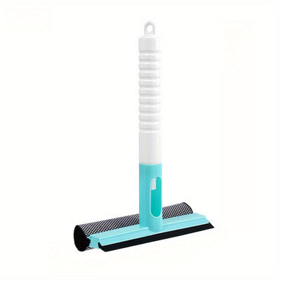 1pc 3-in-1 Glass Cleaning Spray with Dual-Sided Rubber Broom & Microfiber Cloth Maximus Echo