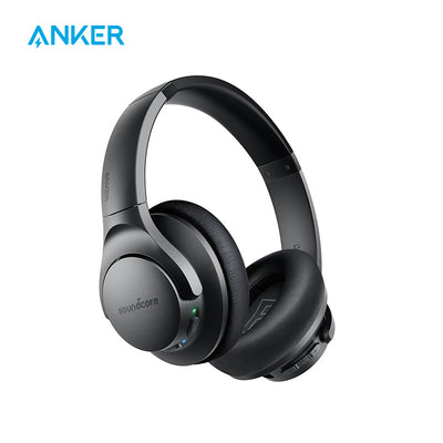 Anker Soundcore Life Q20 Hybrid Active Noise Cancelling Headphones, Wireless Over Ear Headphones with 40H Playtime, Hi-Res Audio, Deep Bass, Memory Foam Ear Cups and Headband - Maximus Echo