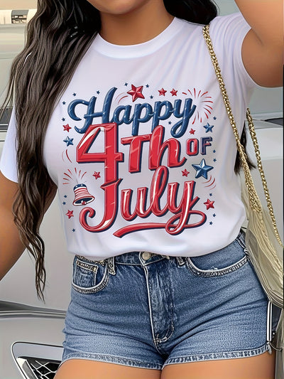 Fashionable Women'S T-Shirt - Comfortable And Relaxed, Simple Round Neck, Suitable for Elegant Casual Tops, Locally Shipped, Summer Pure Top, a Must-Have for Elegant Summer Parties. - Maximus Echo