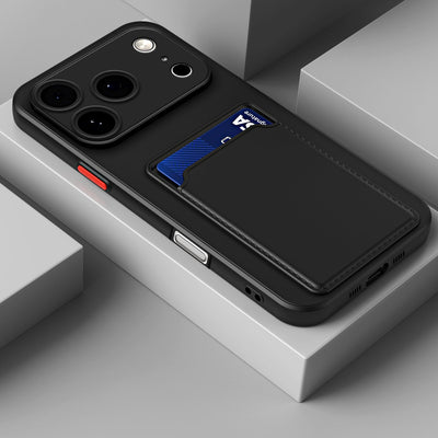 A Protective Cover for Apple for iphone 17, Air 16, And Pro Max Plus Models 15, 14, 13, 12, And 11, Featuring a Card Slot And a Back Panel. Maximus Echo