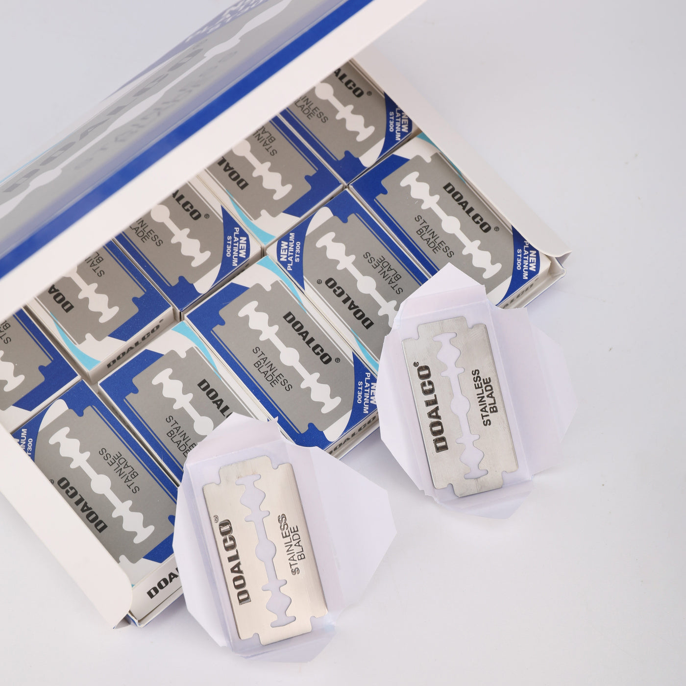 10/100pcs Stainless Steel Double-sided Blade - Maximus Echo