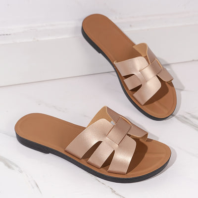 Spring-Summer New Women's Fashionable Comfortable Versatile Beach Slides - Maximus Echo