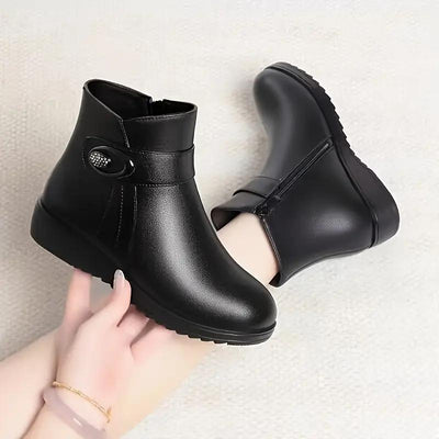 2025 Autumn Winter Women'S Chunky Platform Ankle Boots