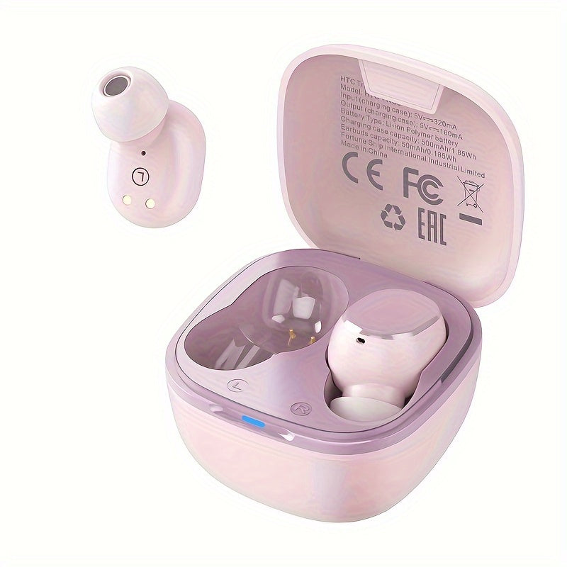HTC True Wireless BT Earbuds 2, in-Ear Headphones Noise Cancellation, Built-in Mic/32H Playtime for Calling - Maximus Echo