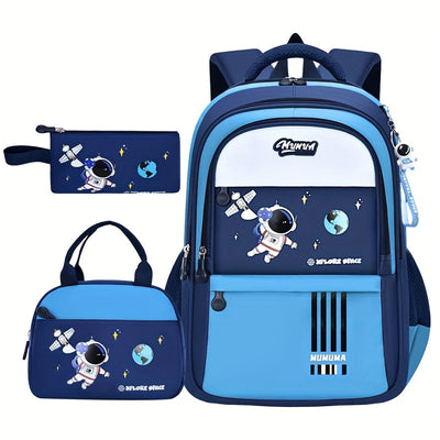 Astronaut Cartoon Backpack, Lightweight Bag for School for Teenager Maximus Echo