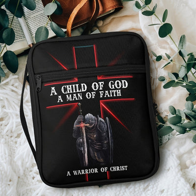 Man of God Bible Cover | Durable Leather Book Sleeve, Gift for Women, Spiritual Design Maximus Echo