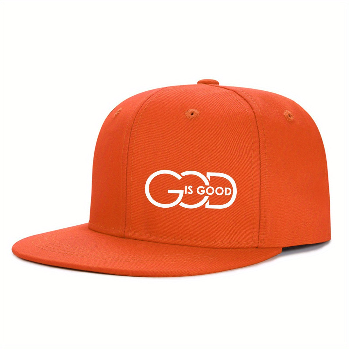 Lightweight Adjustable Unisex| Urban Streetwear Hat with "GOD IS GOOD" Design, 5 Colors (Black/Grey/Green/Navy/Red), Breathable Material - Maximus Echo