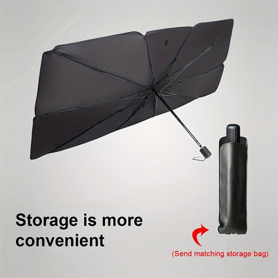 Car Sunshade Front Windshield Sunscreen Heat Insulation Sunshade Blocking Plate Blackout Curtain Gear Car Interior Windshield Small Car Cover Umbrella - Maximus Echo