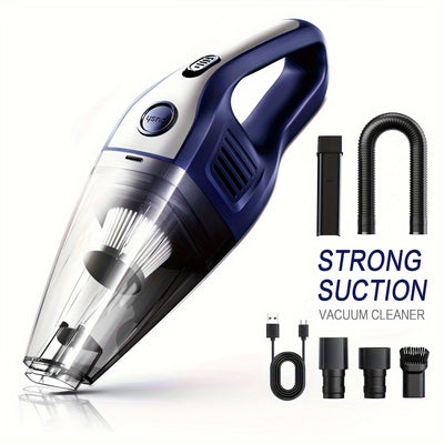 Car Vacuum Cleaner 5000pa Strong Suction, Powerful Handheld Wireless, USB Charging Long Working, Car Accessories For Men Women, Suitable For Cars, Homes, Offices, Pet Hair Cleaning - Maximus Echo