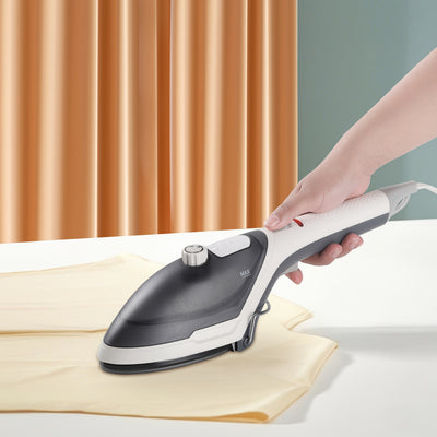 2-in-1 Handheld Garment Steamer , Fast Heat-Up, Detachable Water Tank, Travel-Size Fabric for Home & Travel - 800W, 110V, US Plug - Maximus Echo
