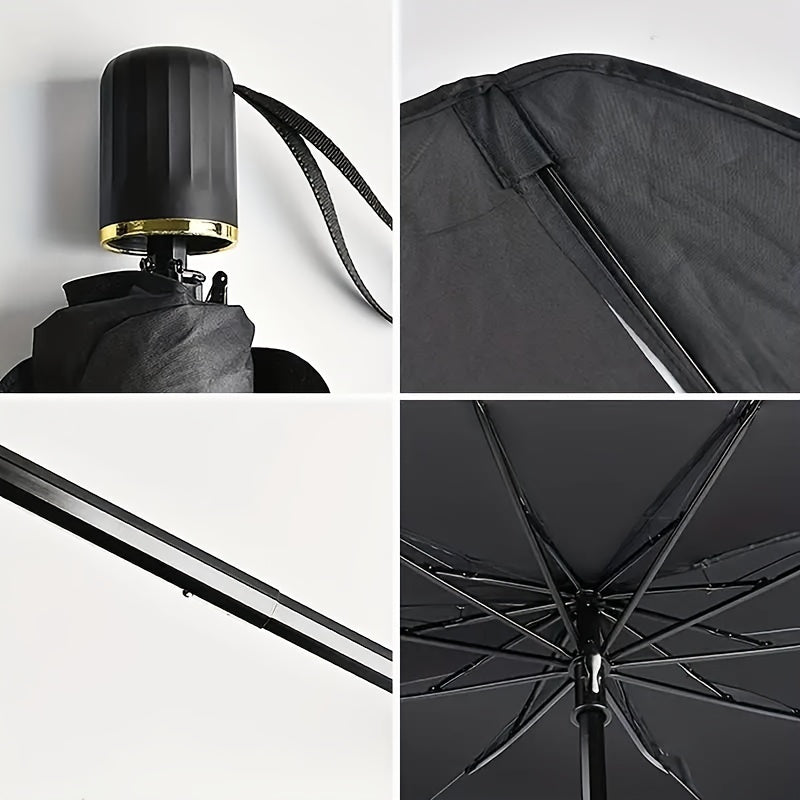 Car Sunshade Front Windshield Sunscreen Heat Insulation Sunshade Blocking Plate Blackout Curtain Gear Car Interior Windshield Small Car Cover Umbrella - Maximus Echo